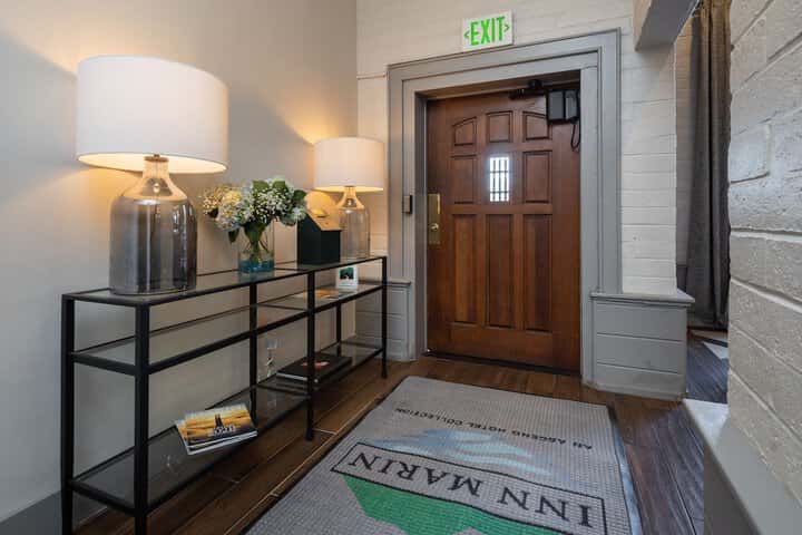 Interior entrance